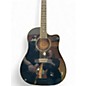 Used Epiphone AJ220SCE Black Acoustic Electric Guitar thumbnail
