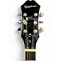Used Epiphone AJ220SCE Black Acoustic Electric Guitar