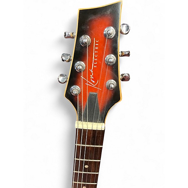 Used Kona Strat Style 2 Color Sunburst Solid Body Electric Guitar