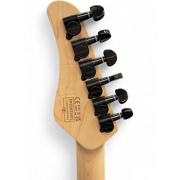 Used Schecter Guitar Research SUN VALLEY SUPER SHREDDER SUSTAINIAC Black Solid Body Electric Guitar