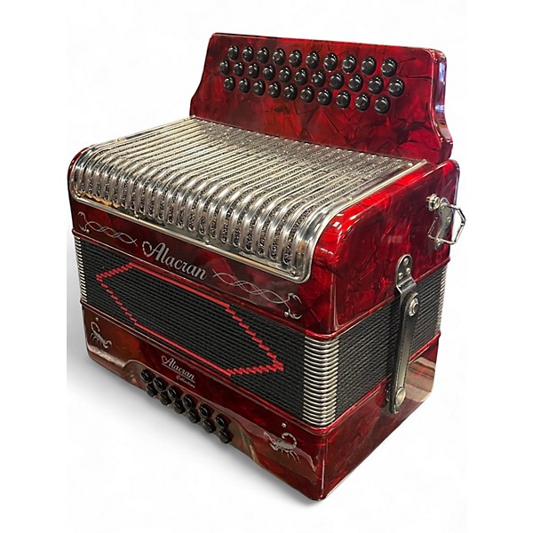 Used Alacran AL3112 FBE Red Accordion
