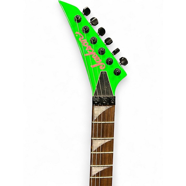 Used Jackson DK2XR Neon Green Solid Body Electric Guitar