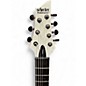 Used Schecter Guitar Research Demon 7 String White Solid Body Electric Guitar