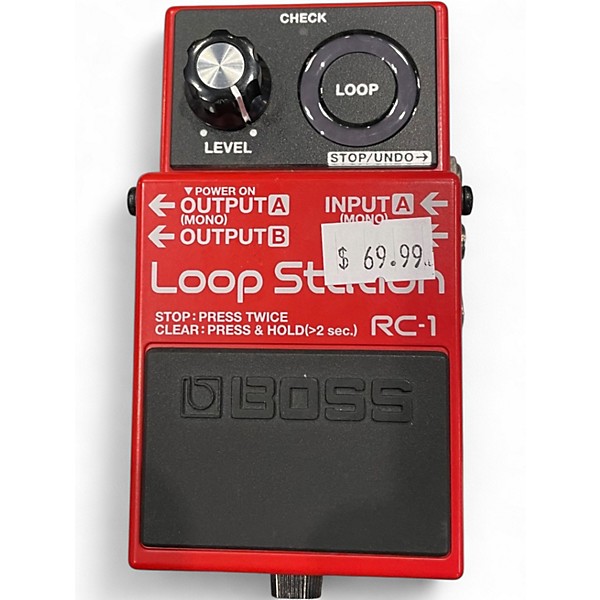 Used BOSS RC1 Loop Station Pedal