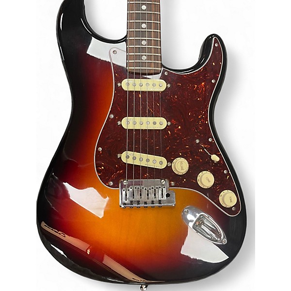 Used Fender American Ultra Stratocaster 2 Tone Sunburst Solid Body Electric Guitar