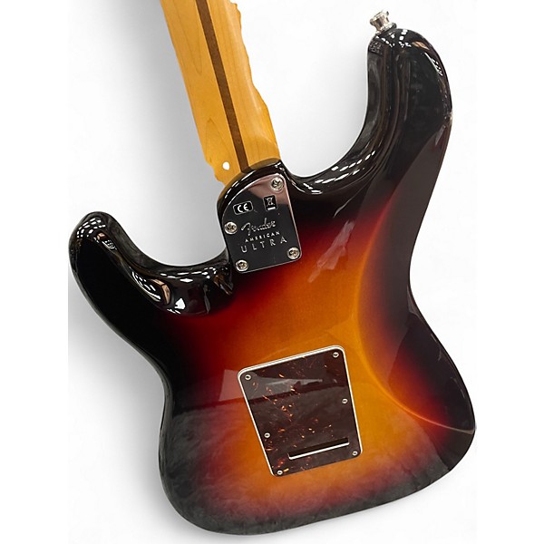 Used Fender American Ultra Stratocaster 2 Tone Sunburst Solid Body Electric Guitar