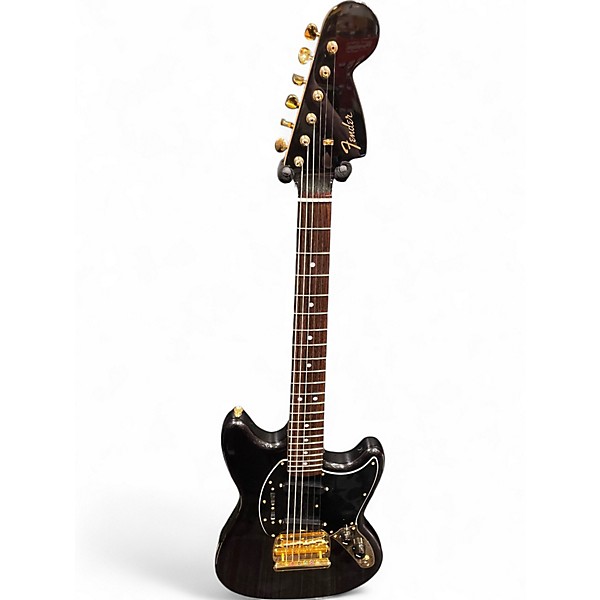Used Fender Limited Edition MIJ Mustang Traditional II Black Solid Body Electric Guitar