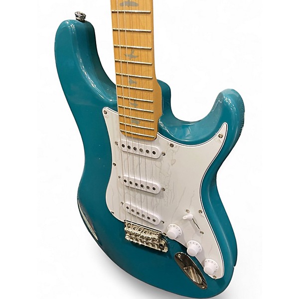 Used PRS SE Silver Sky Dodgem Blue Solid Body Electric Guitar
