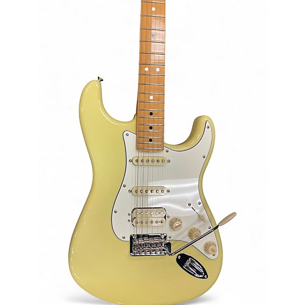 Used Fender PLAYER II STRATOCASTER HSS HIALEAH YELLOW Solid Body Electric Guitar