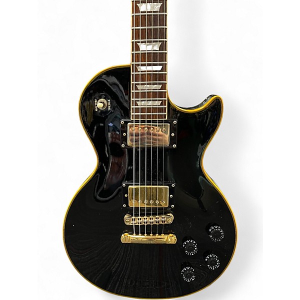 Used Epiphone Les Paul Custom Ebony Solid Body Electric Guitar