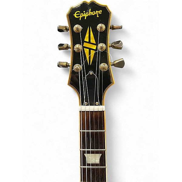 Used Epiphone Les Paul Custom Ebony Solid Body Electric Guitar