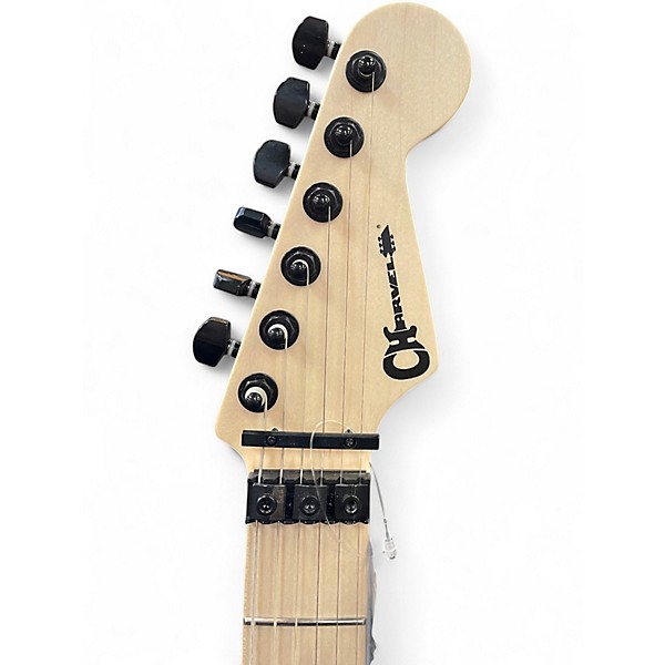 Used Charvel Pro-Mod DK Signature Satchel Model White Bengal Solid Body Electric Guitar