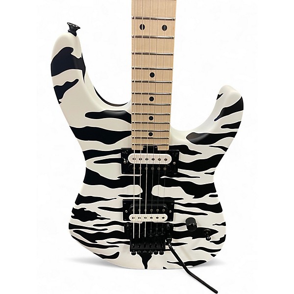 Used Charvel Pro-Mod DK Signature Satchel Model White Bengal Solid Body Electric Guitar