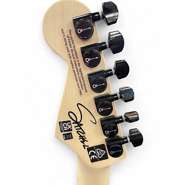 Used Charvel Pro-Mod DK Signature Satchel Model White Bengal Solid Body Electric Guitar