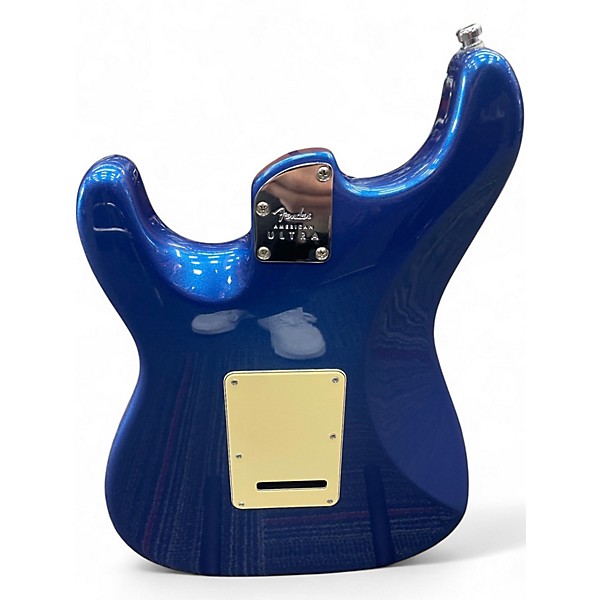 Used Fender American Ultra Stratocaster HSS Cobra Blue Solid Body Electric Guitar