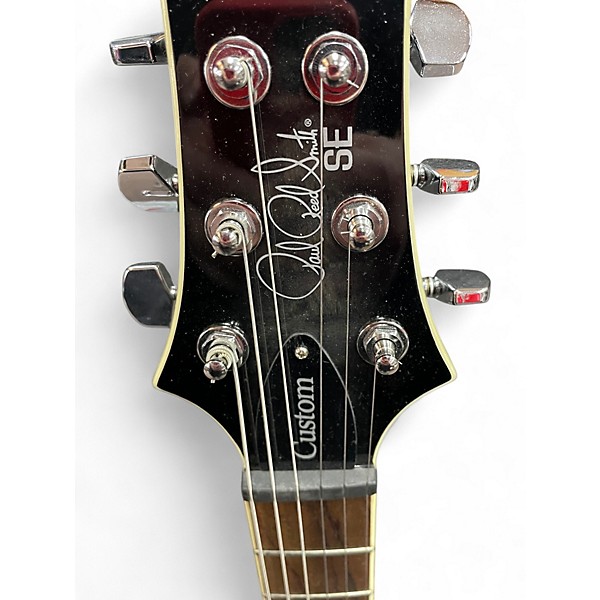 Used PRS SE Custom 22 Semi-Hollowbody Charcoal Burst Hollow Body Electric Guitar