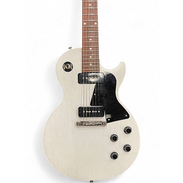 Used 2020 Gibson Les Paul Special Tribute P-90 Arctic White Solid Body Electric Guitar
