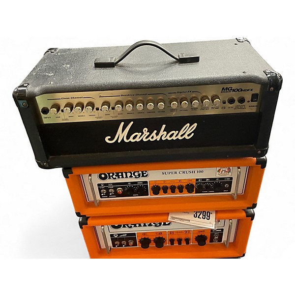 Used Marshall MG100HDFX 100W Solid State Guitar Amp Head