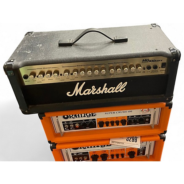Used Marshall MG100HDFX 100W Solid State Guitar Amp Head