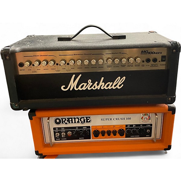 Used Marshall MG100HDFX 100W Solid State Guitar Amp Head