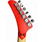 Used EVH Striped Series 5150 Red with Black and White Stripes Solid Body Electric Guitar