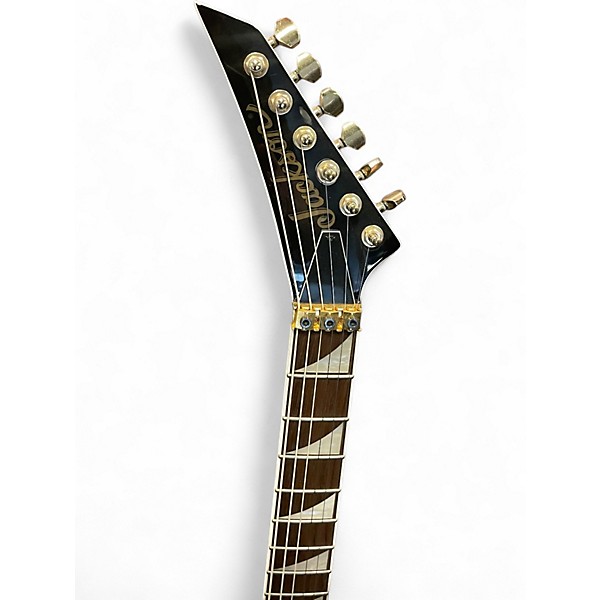Used Jackson RRX24 Black with Yellow bevels Solid Body Electric Guitar