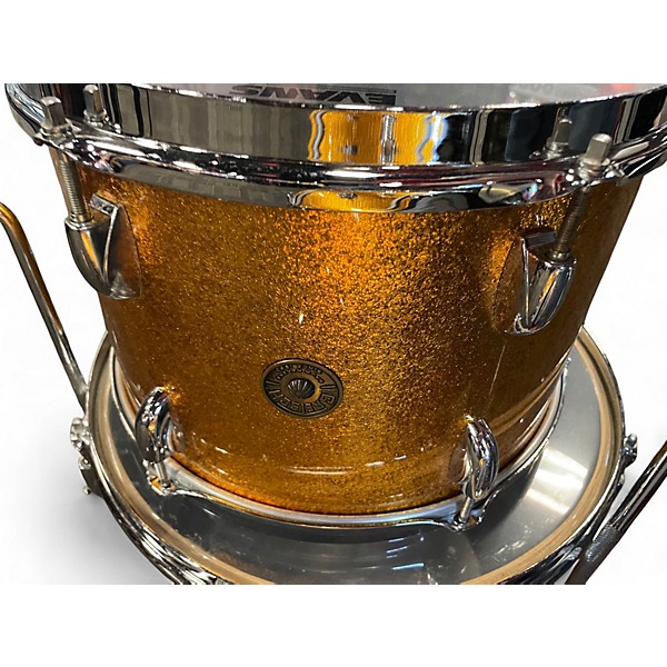 Used Gretsch Drums 3 Piece Brooklyn Series GOLD SPARKLE NITRON Drum Kit
