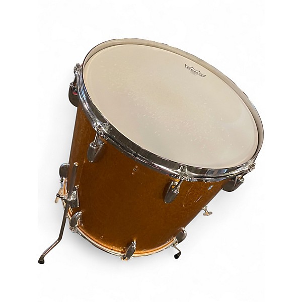 Used Gretsch Drums 3 Piece Brooklyn Series GOLD SPARKLE NITRON Drum Kit