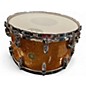 Used Gretsch Drums 14X7.5 USA Custom Brooklyn Snare GOLD SPARKLE NITRON Drum thumbnail