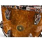Used Gretsch Drums 14X7.5 USA Custom Brooklyn Snare GOLD SPARKLE NITRON Drum