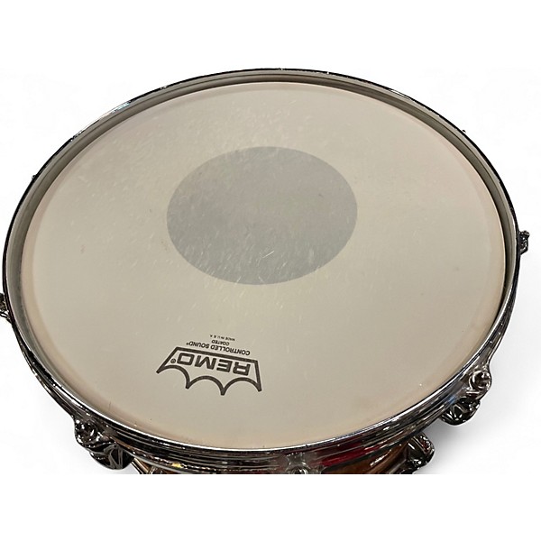 Used Gretsch Drums 14X7.5 USA Custom Brooklyn Snare GOLD SPARKLE NITRON Drum