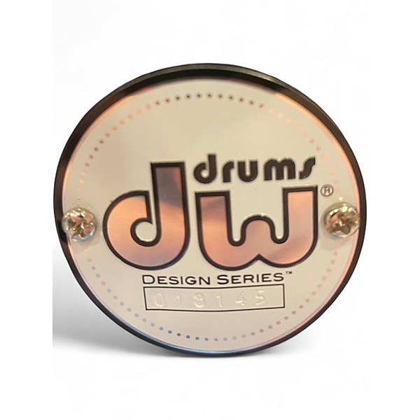 Used DW 6.5X14 Design Series Black Nickel Over Brass Black Brass Drum
