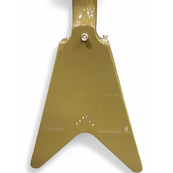 Used Epiphone Flying V Olive Green Solid Body Electric Guitar