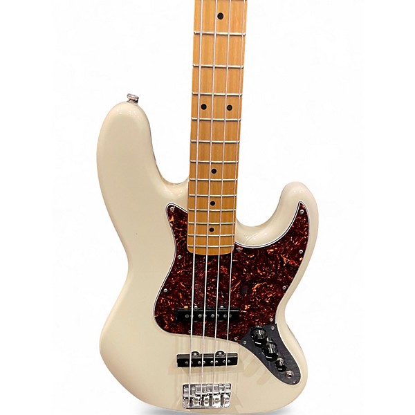 Used Fender Standard Jazz Bass Arctic White Electric Bass Guitar