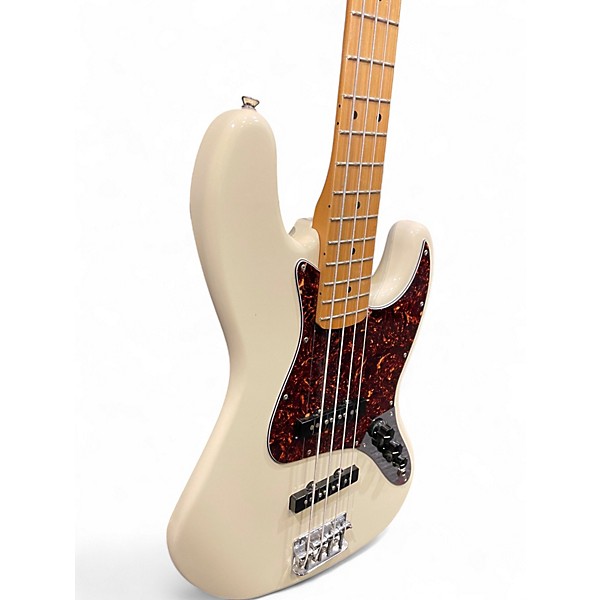 Used Fender Standard Jazz Bass Arctic White Electric Bass Guitar