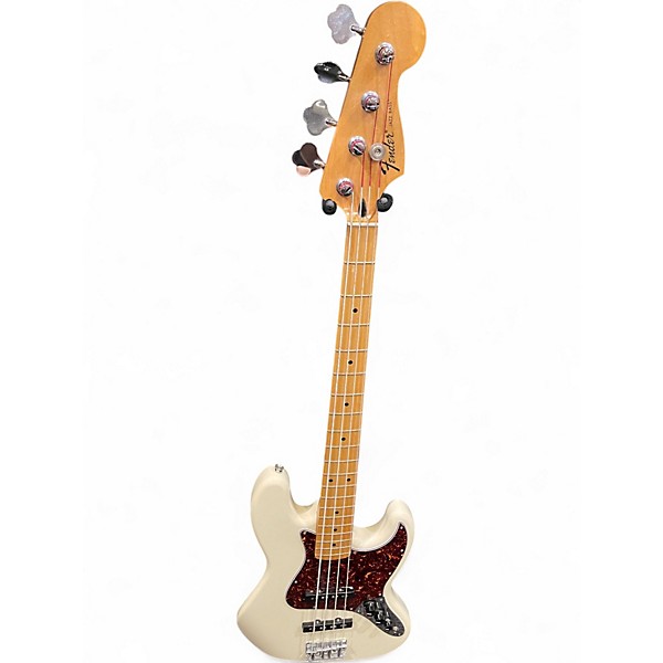 Used Fender Standard Jazz Bass Arctic White Electric Bass Guitar