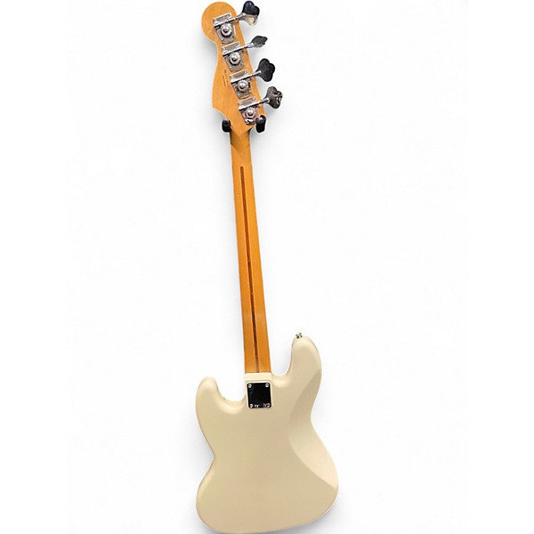 Used Fender Standard Jazz Bass Arctic White Electric Bass Guitar