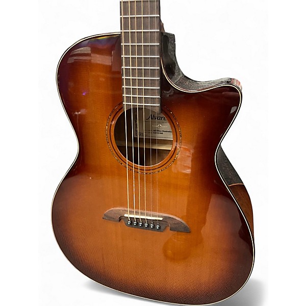 Used Alvarez AEG95CE Shadow Burst Acoustic Electric Guitar
