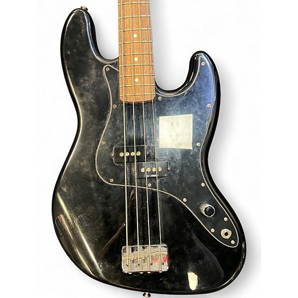 Used Fender Standard Precision Bass Black Electric Bass Guitar