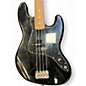 Used Fender Standard Precision Bass Black Electric Bass Guitar