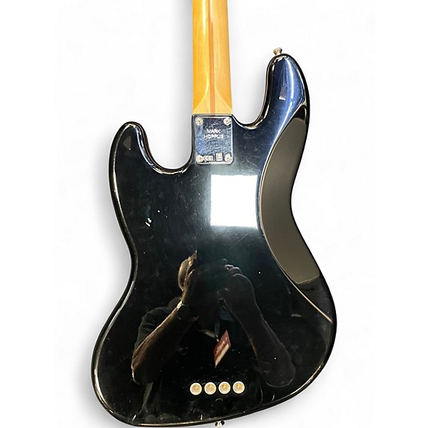 Used Fender Standard Precision Bass Black Electric Bass Guitar