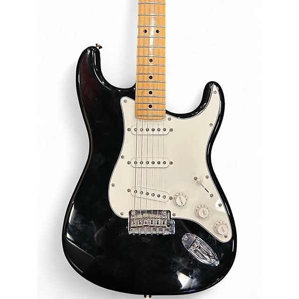 Used 2019 Fender Player Stratocaster Black Solid Body Electric Guitar