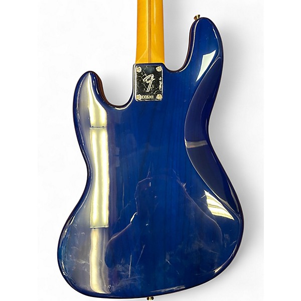Used Fender Player II Jazz Bass Plus Blue Burst Electric Bass Guitar