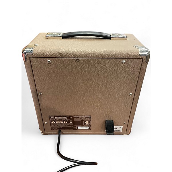 Used Fender Acoustasonic 15 Acoustic Guitar Combo Amp