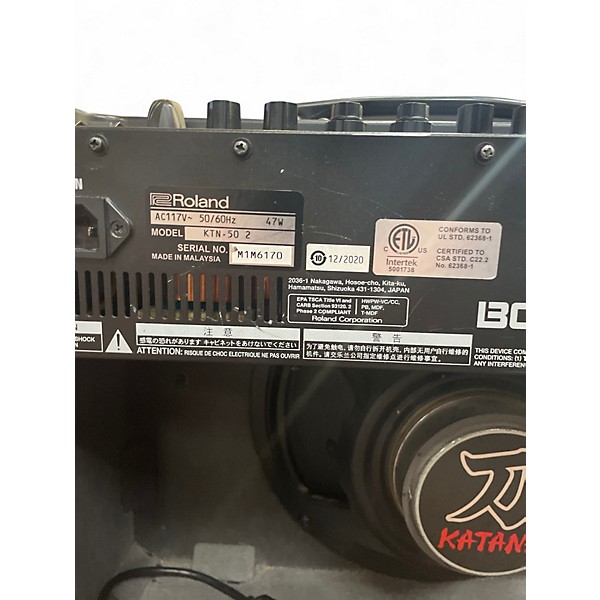 Used BOSS Katana KTN50 MKII 50W 1X12 Guitar Combo Amp