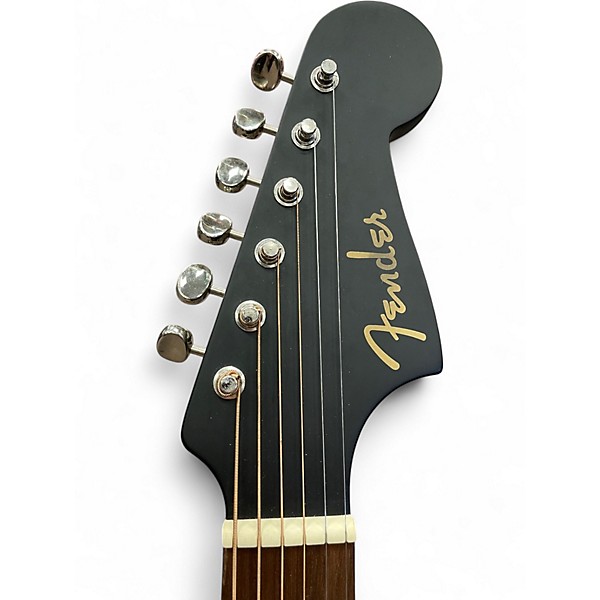 Used Fender JOE STRUMMER Black Acoustic Guitar