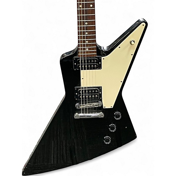 Used 2008 Gibson Explorer Black Solid Body Electric Guitar