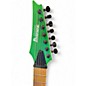 Used Ibanez RGR5227MFX Prestige Transparent Fluorescent Green Solid Body Electric Guitar