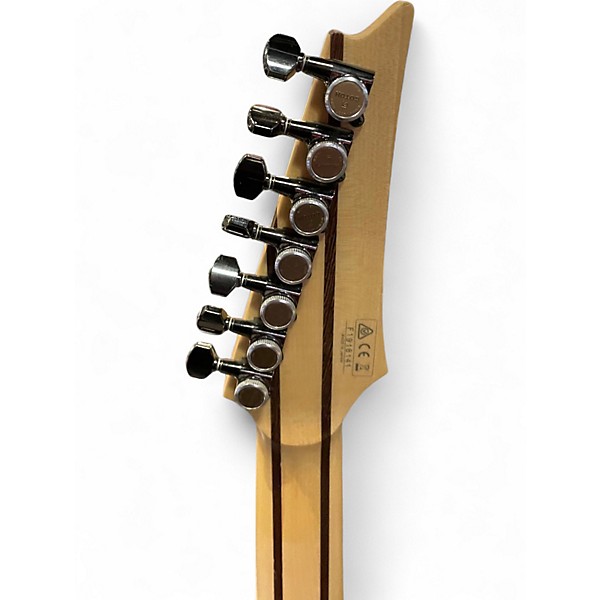 Used Ibanez RGR5227MFX Prestige Transparent Fluorescent Green Solid Body Electric Guitar