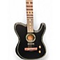Used Fender Acoustasonic Telecaster Black Acoustic Electric Guitar
